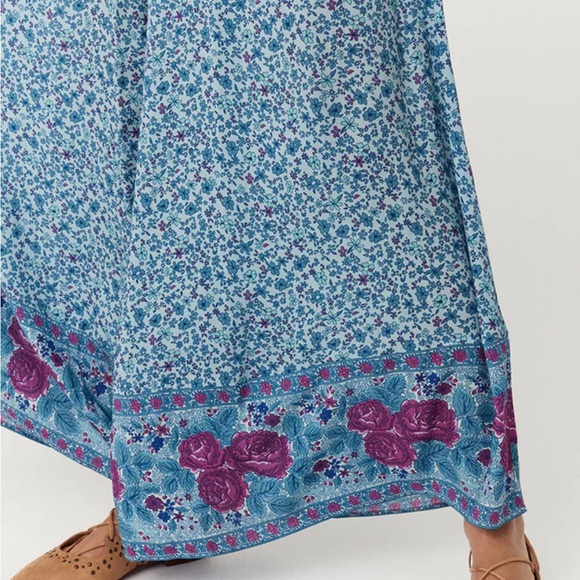 Spell Love Jetty Shirred Jumpsuit in Blue Nirvana - Picture 6 of 10